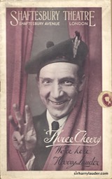 Shaftesbury Theatre London Three Cheers Programme Booklet No 1 1916-17 -1