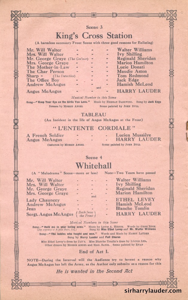 Shaftesbury Theatre London Three Cheers Programme Booklet No 2 1916-17 -4