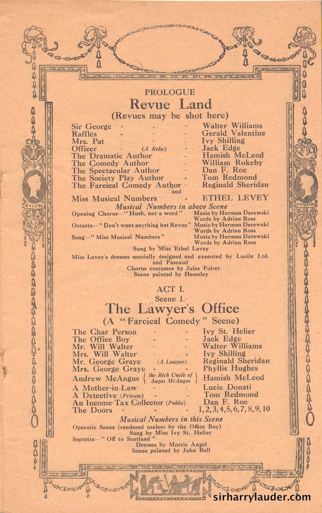 Shaftesbury Theatre London Three Cheers Programme Booklet No 3 1916-17 -06