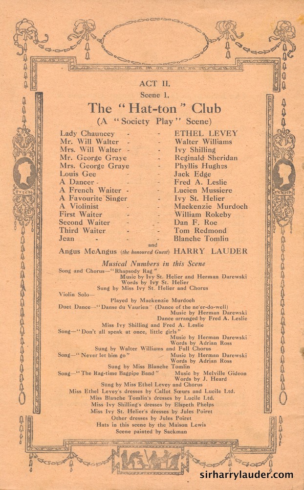 Shaftesbury Theatre London Three Cheers Programme Booklet No 3 1916-17 -09