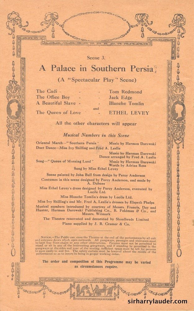 Shaftesbury Theatre London Three Cheers Programme Booklet No 3 1916-17 -11