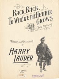Sheet Music Bella McGraw To Where The Heather Grows TB Harms & Francis Day & Hunter NY 1918