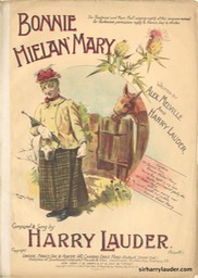 Sheet Music Bonnie Hielan Mary Francis Day & Hunter London 1901