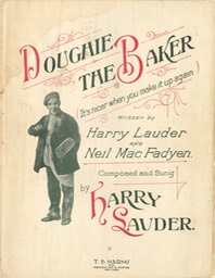 Sheet Music Doughie The Baker TB Harms & Francis Day & Hunter NY 1915