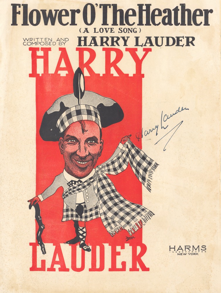 Sheet Music Flower Of Ther Heather Signed Harms NY Undated