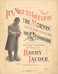 Sheet Music Its Nice To Get Up In The Mornin TB Harms & Francis Day & Hunter NY 1913