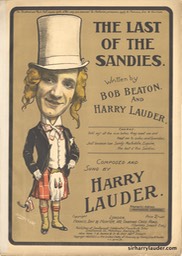 Sheet Music Last Of The Sandies Francis Day & Hunter London 1902