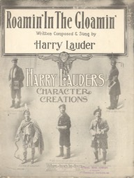 Sheet Music Roamin In The Gloamin TB Harms & Francis Day & Hunter NY Undated