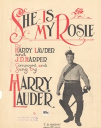 Sheet Music She Is My Rosie TB Harms & Francis Day & Hunter NY 1915