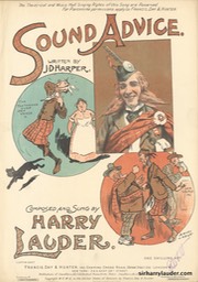 Sheet Music Sound Advice Francis Day & Hunter London 1905