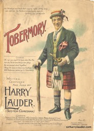 Sheet Music Tobermory Francis Day & Hunter London 1901