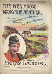 Sheet Music Wee Hoose Mang The Heather Francis Day & Hunter London 1912