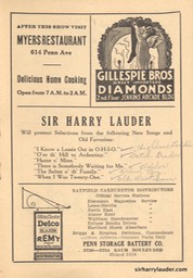 Shubert Alvin Pittsburgh Programme Booklet Dec 10 1921 -3
