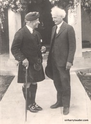 Sir Harry & Botanist Luther Burbank 1921