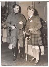 Sir Harry & Capt M L Vallance Hollywood Calif May 1937
