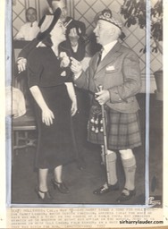 Sir Harry & Ella Logan Verso Date Stamped 1937