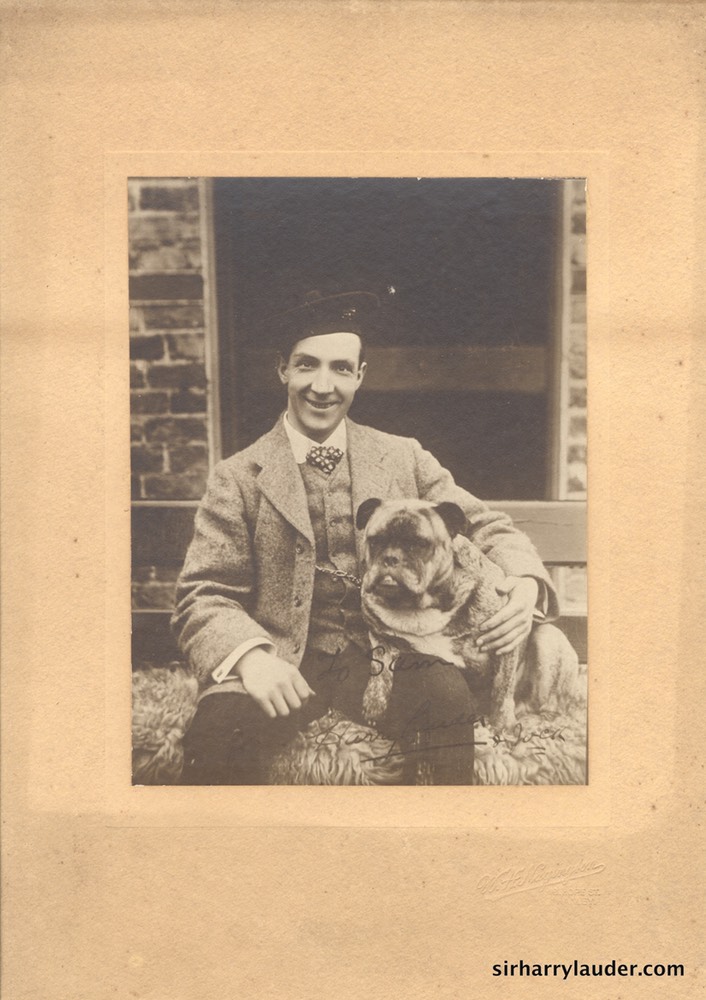 Sir Harry & Jock Mounted Photo Facsimile Inscription Undated