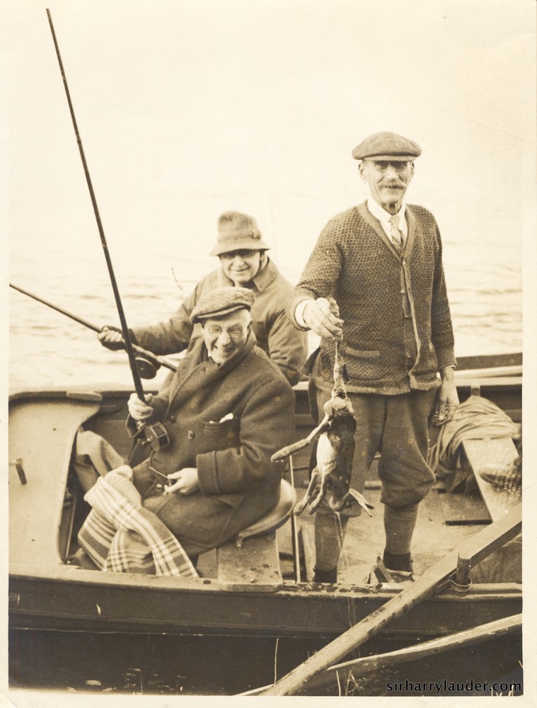 Sir Harry & John Robertson JP and John MaKay?Undated