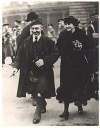 Sir Harry & Lady Lauder Photo Prob At Buckingham Palace Undated