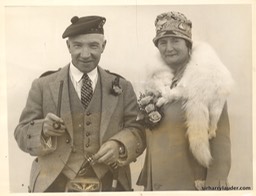 Sir Harry & Lady Lauder Acquitania -1 Oct 1926