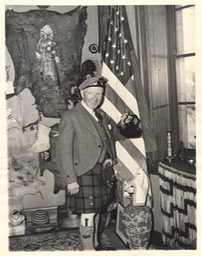 Sir Harry Holds Wedding Kettle 1944*