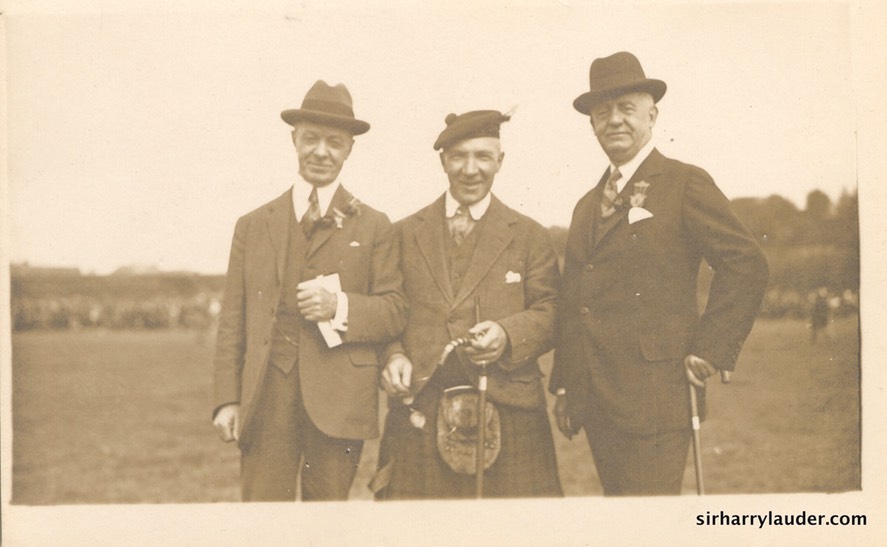 Sir Harry Lauder Col. Walter Scott Photo 1