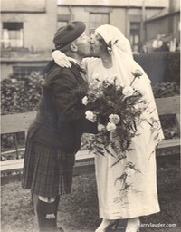 Sir Harry Lauder Niece Married Dated 1922