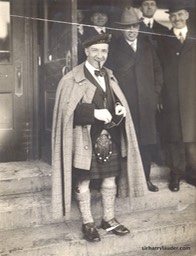 Sir Harry On Steps Verso Dated Nov 20 1919