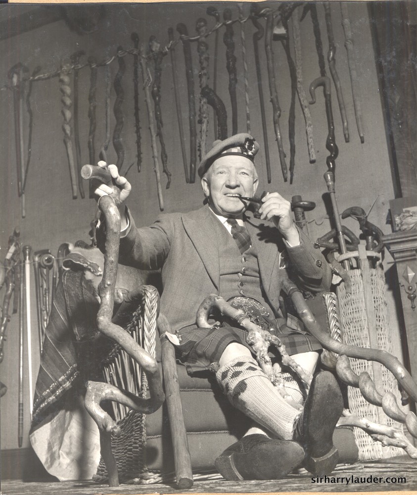 Sir Harry Seated In Curio Room Lauder Ha' Undated