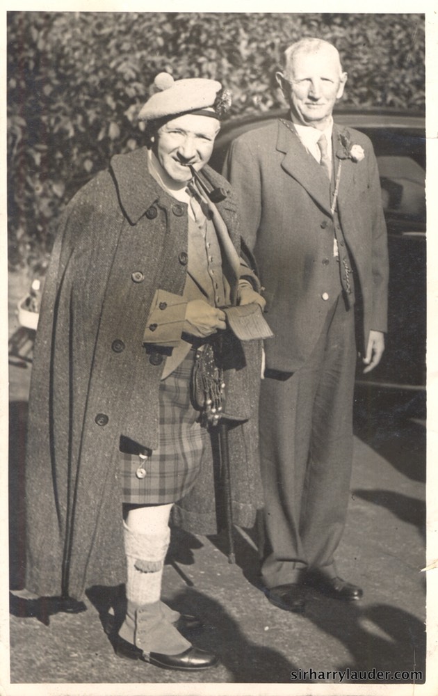 Sir Harry with Unidentified Man Undated