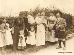Sir Harry With Women & Children Undated Not Identified