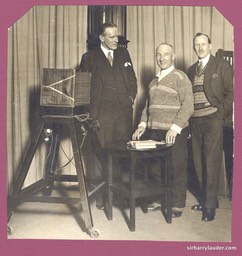 Sir Harry's First Broadcast Verso Dated 1926?