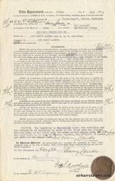 Song Publishing Agreement Signed & Initialed By Sir Harry 10 May 1923 -2