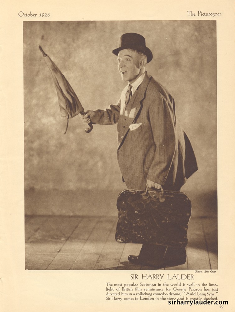 The Picturegoer Auld Lang Syne Photo October 1928