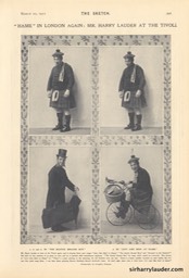 The Sketch Hame In London Lauder At The Tivoli Mar 22 1911