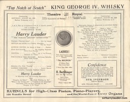 Theatre Royal Adelaide Programme Booklet Aug 4 1923 -2