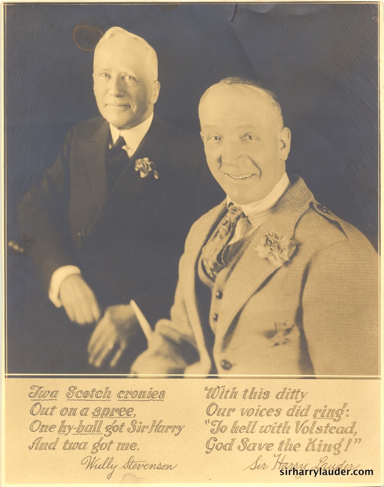 Twa Scotch Cronies Presentation Photo Undated