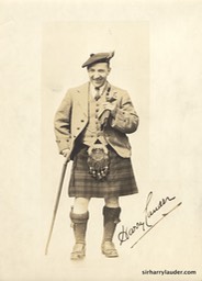 Undated Publicity Photo Facimile Sig. Reverse Sir Harry To Appear At Schubert Teck 