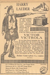 Victor Promotion Toronto Globe Nov 8 1912