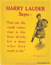 War Temperance Poster