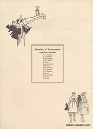 William Morris Friar's Club Dinner Programme April 28 1918 -04