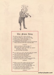 William Morris Friar's Club Dinner Programme April 28 1918 -07