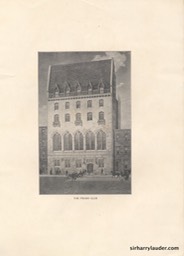 William Morris Friar's Club Dinner Programme April 28 1918 -10