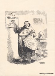 William Morris Friar's Club Dinner Programme April 28 1918 -02