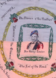 Woman Kerchief Lauder Songs One Blue One Pink
